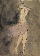 Marie Laurencin The woman wearing the blue skirt oil painting on canvas